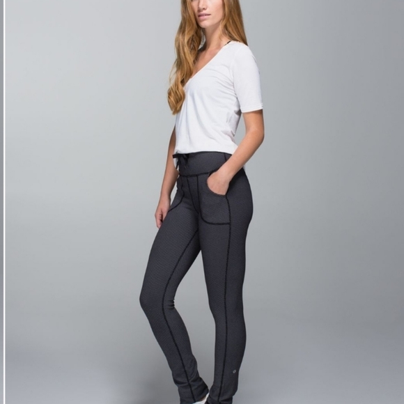 Lululemon Skinny Will Pants Diamond Dot